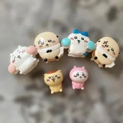 【ちいかわ】クリップ４個 ＆ マスコット２個　セット