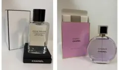 CHANEL フレグランスとヘア・ボディオイルの2点セット、ショッパー付き