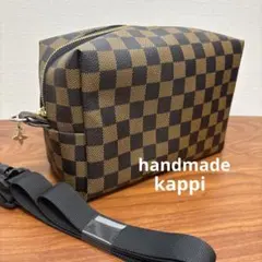 ☆Ｎｏ．1196 ハンドメイド ボックス ショルダーバック 市松模様