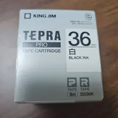 【値下げ】KING JIM TEPRA PRO テープカートリッジ SS36K白のサムネイル