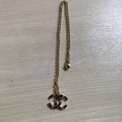 ゴールド CCロゴ ネックレス