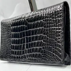 定価25万 新品 無双 クロコダイルレザー 長財布 センター取り ポロサス 定価25万 新品 無双 クロコダイルレザー 長財布 センター取り ポロサス