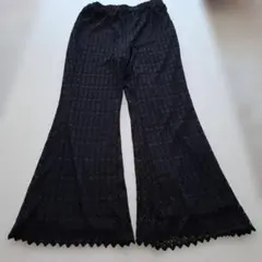 レースフレアパンツ