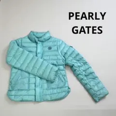 531★ PEARLY GATES 2WAY ダウン ジャケット ライトブルー