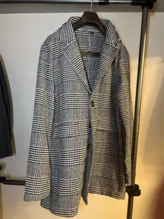 【極美品】MANFINITY 千鳥格子 XL チェック柄テーラードジャケット
