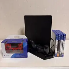 PS4 本体ブラック 500GB CUH-2200A コントローラー×2 その他