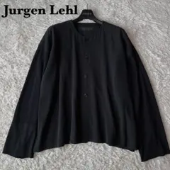【未使用】ヨーガンレール JURGEN LEHL 黒 羽織り カーディガン風 2025年最新】JURGEN LEHL レディース カーディガン・ボレロ