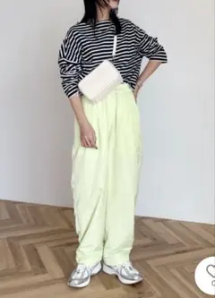 グリーンパークス　ユーティリティコクーンパンツ