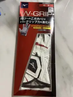 ミズノ　W-GRIP　ダブルグリップゴルフグローブ　メンズ　右手用　25㎝