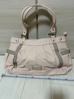 passage mignon ピンクハンドバッグ