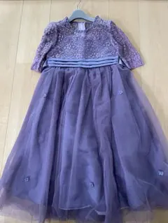 RerCu パープルドレス 140サイズ 美品