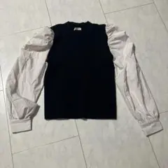 レディース　INGNI リブニット パフスリーブ トップス　長袖シャツ