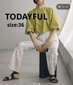 2026年最新】パッチワークレースパンツ todayfulの人気アイテム - メルカリ