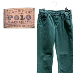 【232】Polo Ralph Lauren カーキデニムパンツ