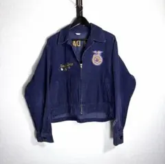 80s ヴィンテージ　ファーマーズジャケット　FFA YKK 46 ネイビーのサムネイル