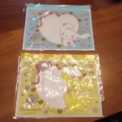 【未開封】シナモロール&ポムポムプリン スライダーポーチ2枚セット　セブン限定