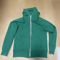 日本製 フレッドペリー ジップアップパーカー グリーン