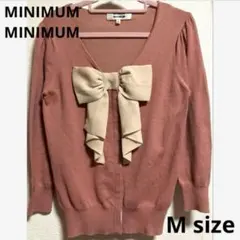 【MINIMUM MINIMUM】 リボンカーディガン　Mサイズのサムネイル