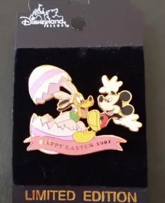 ★レア！レトロ★DLR★2001年★ハッピーイースター★ミッキー＆プルート★