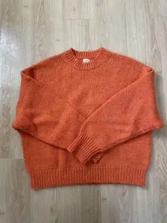 Ungrid オレンジ 長袖セーター Fサイズ