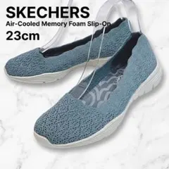 SKECHERS Air-Cooled Memory Foam 23 ブルーのサムネイル