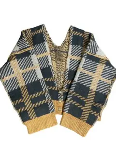 FREAK'S STORE チェック柄ニットカーディガン サイズF 美品