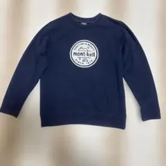 mont-bell モンベル　キッズ　ネイビー　トレーナー　150センチ