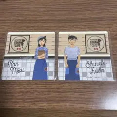名探偵コナンカフェくじマグネットシート 工藤新一毛利蘭