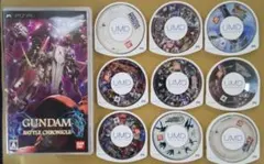 PSP　ガンダム　バトルシリーズ他9枚　　セット