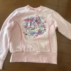 mezzo piano トレーナー ピンク 140cmのサムネイル