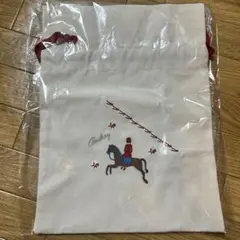 新品未使用 AUDREY オードリー 巾着袋 馬柄 刺繍