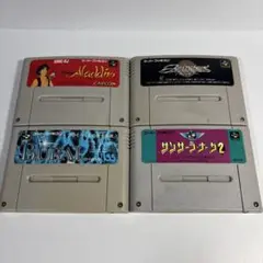 スーパーファミコンセット　アラジン　アクトレイザー　サンサーラナーガ2 ブライ