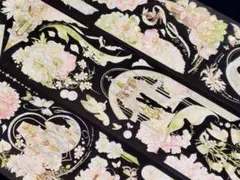 切売 1758★ 海外 マスキングテープ マステ PET 装飾 花 贝壳光