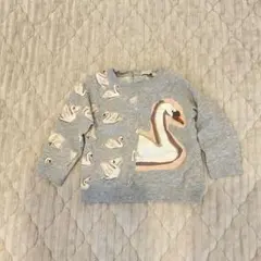 STELLA McCARTNEY KIDS 白鳥プリント トレーナー24m