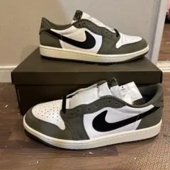 エアジョーダン1 レトロLOW Olive and White