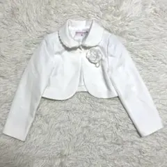 ★キャサリンコテージ ボレロ ジャケット 120 ホワイト 卒園 入学