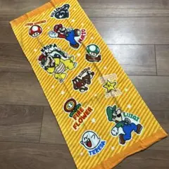 【新品】スーパーマリオ⭐︎フェイスタオル　1枚　プール　旅行　タオル