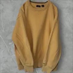 IZOD イエロークルーネックトレーナー Mサイズ