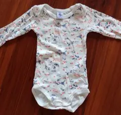 PETIT BATEAU ベビー 長袖ボディスーツ 6m/67cm