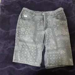 EDWIN パターン入りデニムショートパンツ M