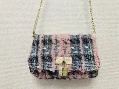 ツイード ショルダーバッグ
