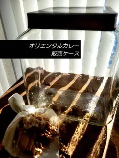 珍品？アサヒカレー ガラス瓶　瓶ホーロー蓋付き　オリエンタルカレー　販売用什器 珍品？アサヒカレー ガラス瓶 瓶ホーロー蓋付き オリエンタル