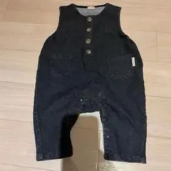 petit main デニム オーバーオール ロンパース 70 80ベビー服のサムネイル