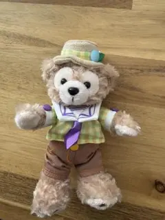 Disney ディズニー　ダッフィー　ぬいぐるみバッジ