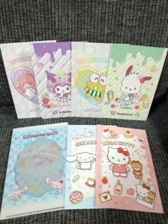 サンリオキャラクターズ　ポストカード♡ミニクリアファイル