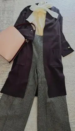 美品 Rose Tiara ローズティアラ　ロングカーディガン