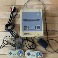 Nintendo SUPER FAMICOM 本体 コントローラー2個付
