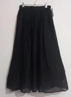 【タグ付き新品】OPAQUE.CLIP フレアスカート ブラック　M【半額以下】