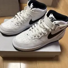 NIKE AIR FORCE1 ホワイト ブラック 27.5cm