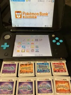 New 2DS LL 本体 ポケットモンスターソフト8本セット